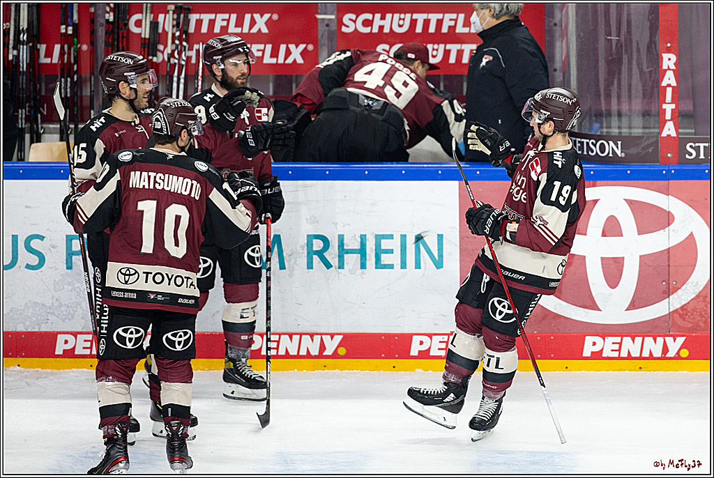 PENNY DEL;  Koelner Haie - Krefeld Pinguine; Koeln, 24.02.2021